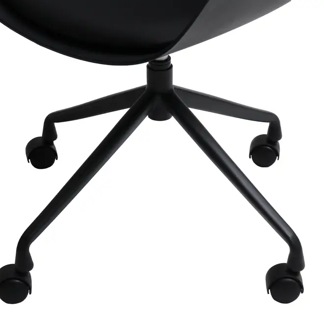 CADEIRA HOME OFFICE CONCA - PRETO/PRETO - Foto 7