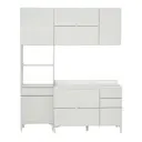 ARMÁRIO COZ COMPLETO 7P/4GV 4 PÇS SLEEK