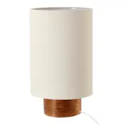 LUMINÁRIA DE MESA GRACILE - AMÊNDOA/NATURAL - Foto 1