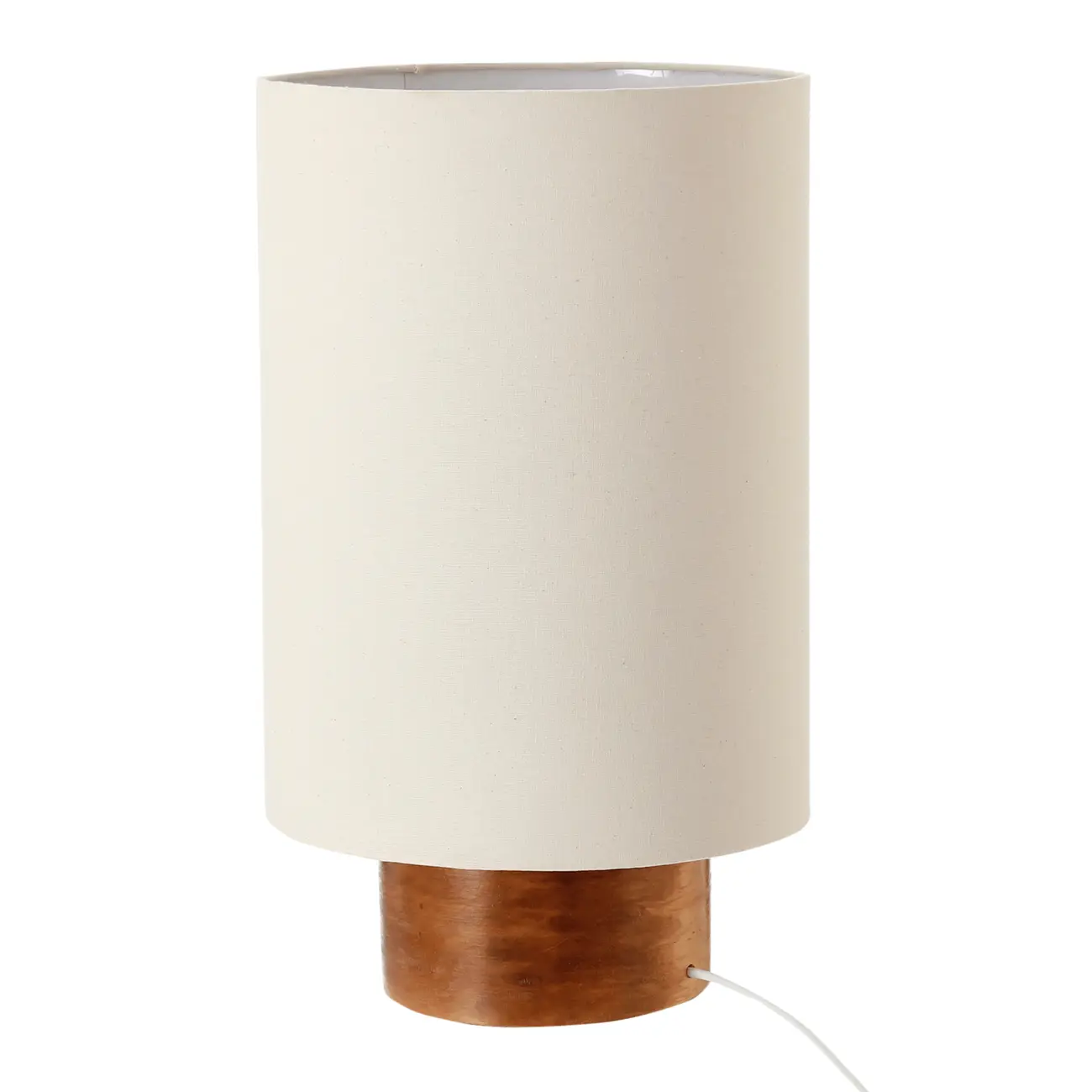 LUMINÁRIA DE MESA GRACILE - AMÊNDOA/NATURAL - Foto 1