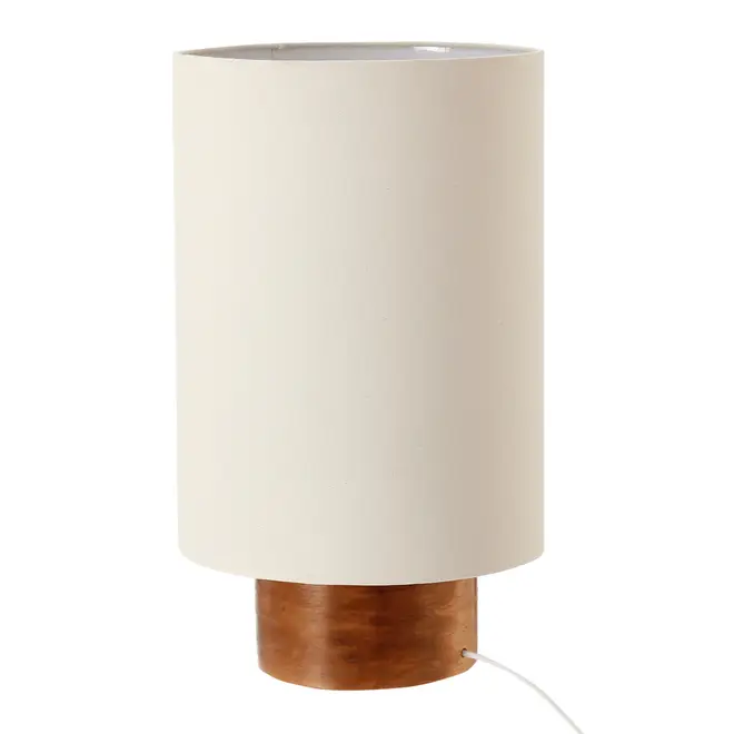 LUMINÁRIA DE MESA GRACILE - AMÊNDOA/NATURAL - Foto 1