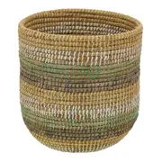 CESTO 40 CM X 40 CM X 45 CM JERI - FIBRA NATURAL/MULTICOR - Foto 3