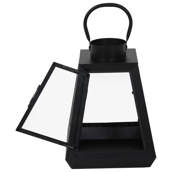 LANTERNA 29 CM TRAPEZE - PRETO/INCOLOR - Foto 3