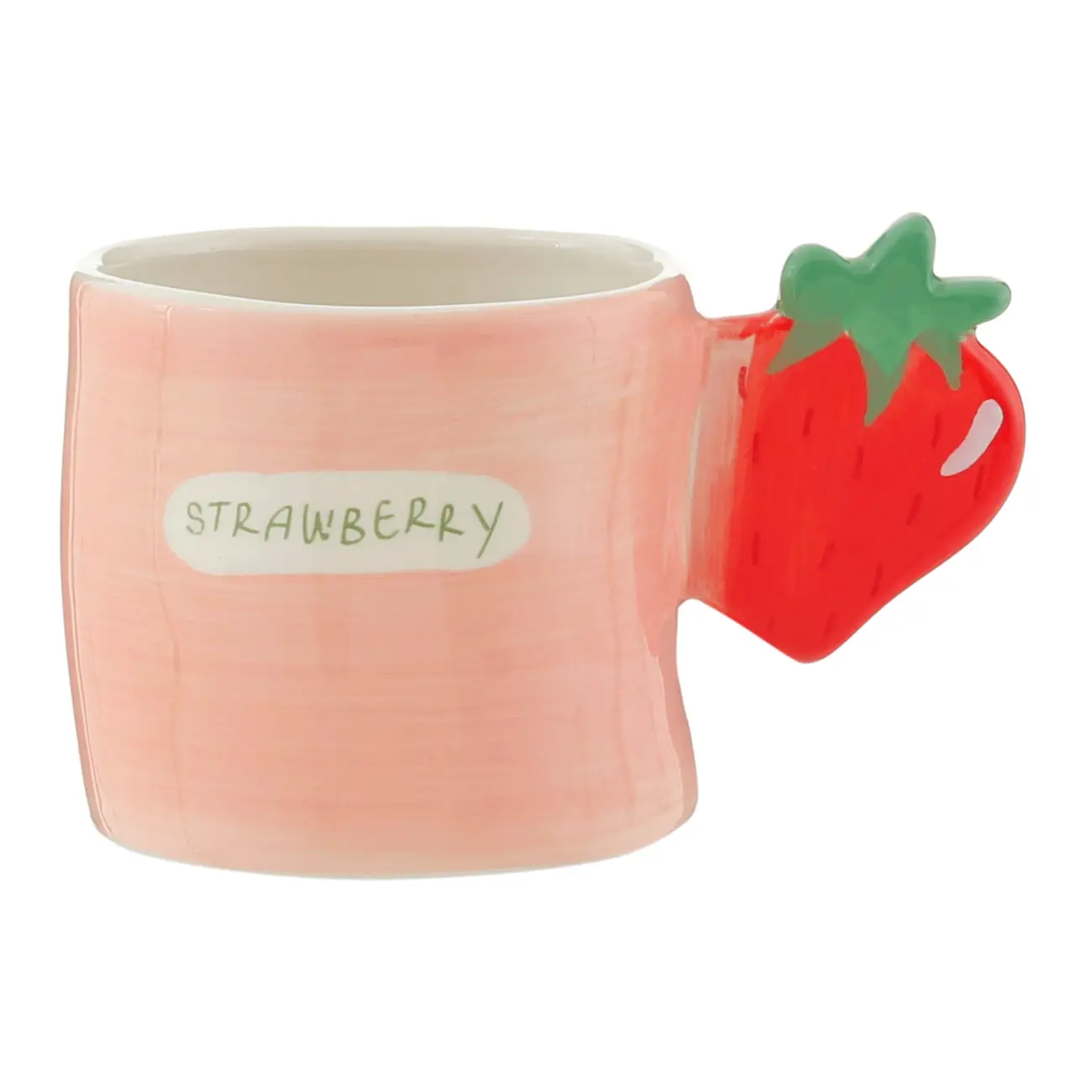 CANECA STRAWBERRY 300 ML FRUITS - ROSA/MULTICOR - Foto 1