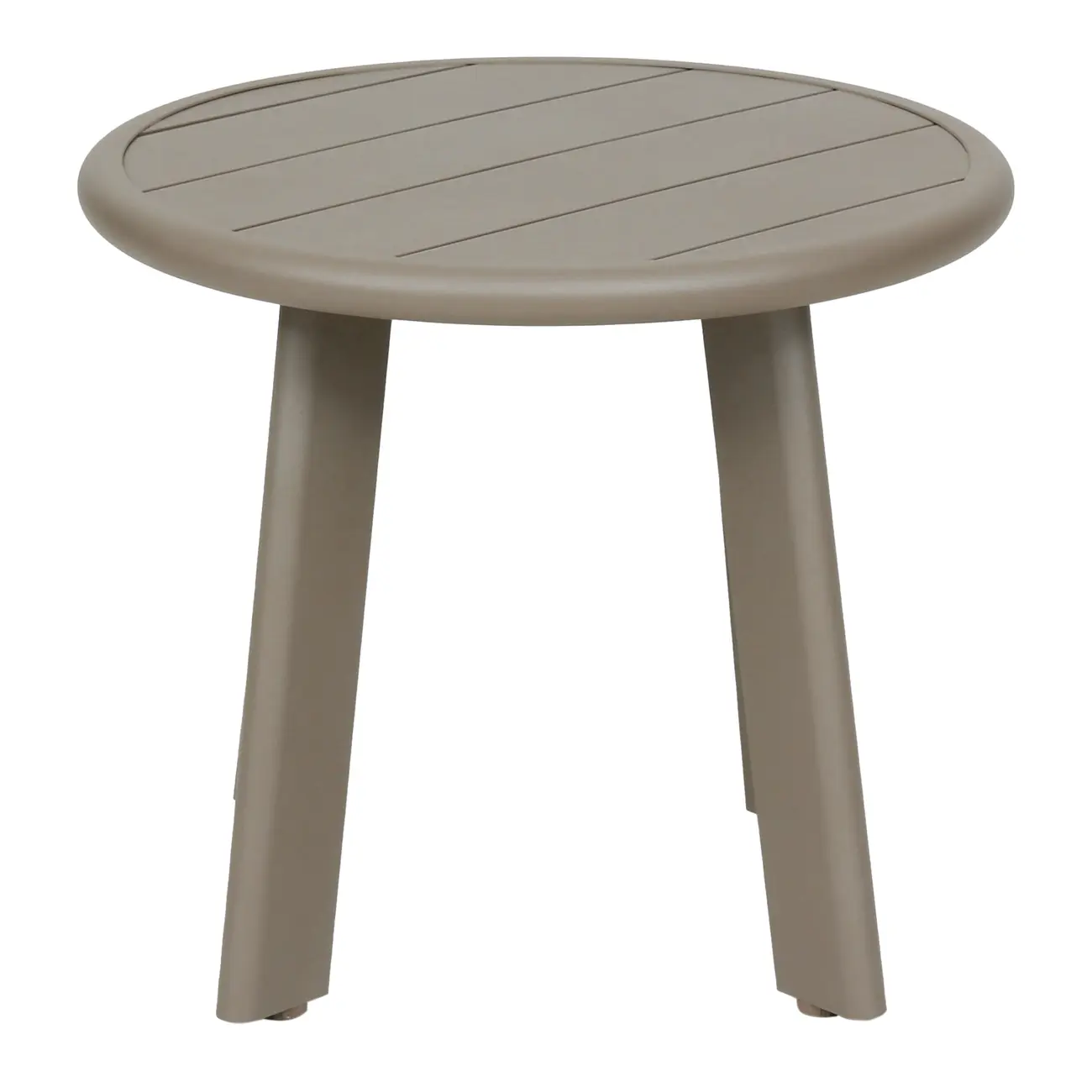 MESA LATERAL REDONDA 52 CM DUNAS - CAMELO - Foto 4