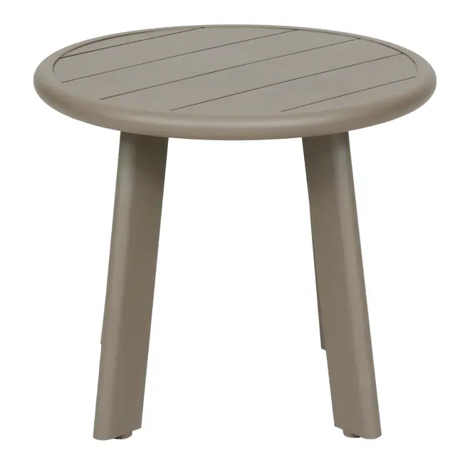 MESA LATERAL REDONDA 52 CM DUNAS - CAMELO - Foto 4