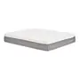 COLCHÃO KING VISCO LÁTEX COM MOLAS ENSACADAS 1,93 M X 2,03 M X 30 CM TATOU GULDI - CINZA/BRANCO - Foto 1