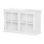 NICHO 2 PORTAS 54 CM X 84 CM X 32 CM ESTÂNCIA - BRANCO/INCOLOR - Foto 2