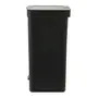 LIXEIRA DUPLA COM PEDAL 30 L TRIUM - PRETO/CINZA - Foto 3