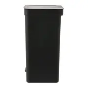 LIXEIRA DUPLA COM PEDAL 30 L TRIUM - PRETO/CINZA - Foto 3