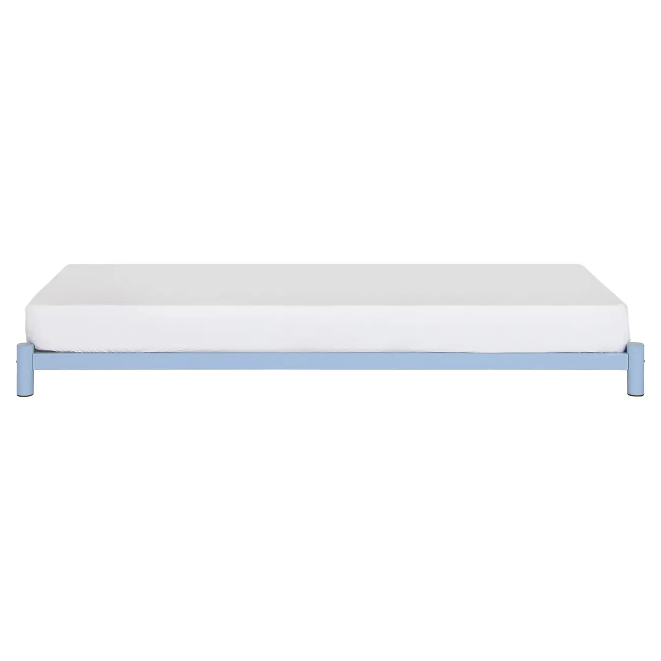 CAMA DE SOLTEIRO INFERIOR 78 CM FLAT - AZUL CLARO - Foto 28