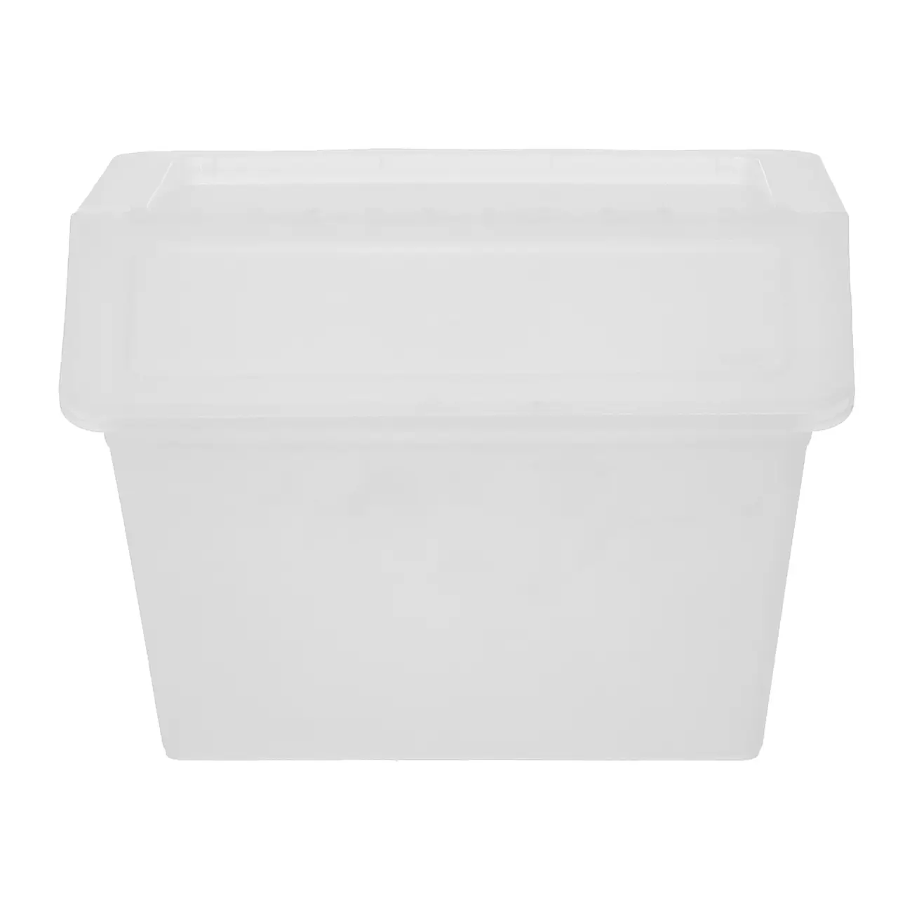 CAIXA EMPILHÁVEL 41 CM X 28 CM PLUS - BRANCO TRANSLUCIDO - Foto 1