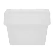 CAIXA EMPILHÁVEL 41 CM X 28 CM PLUS - BRANCO TRANSLUCIDO - Foto 1