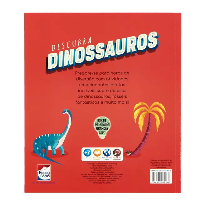 LIVRO GRANDES IDÉIAS: DESCUBRA DINOSSAUROS - MULTICOR - Foto 4