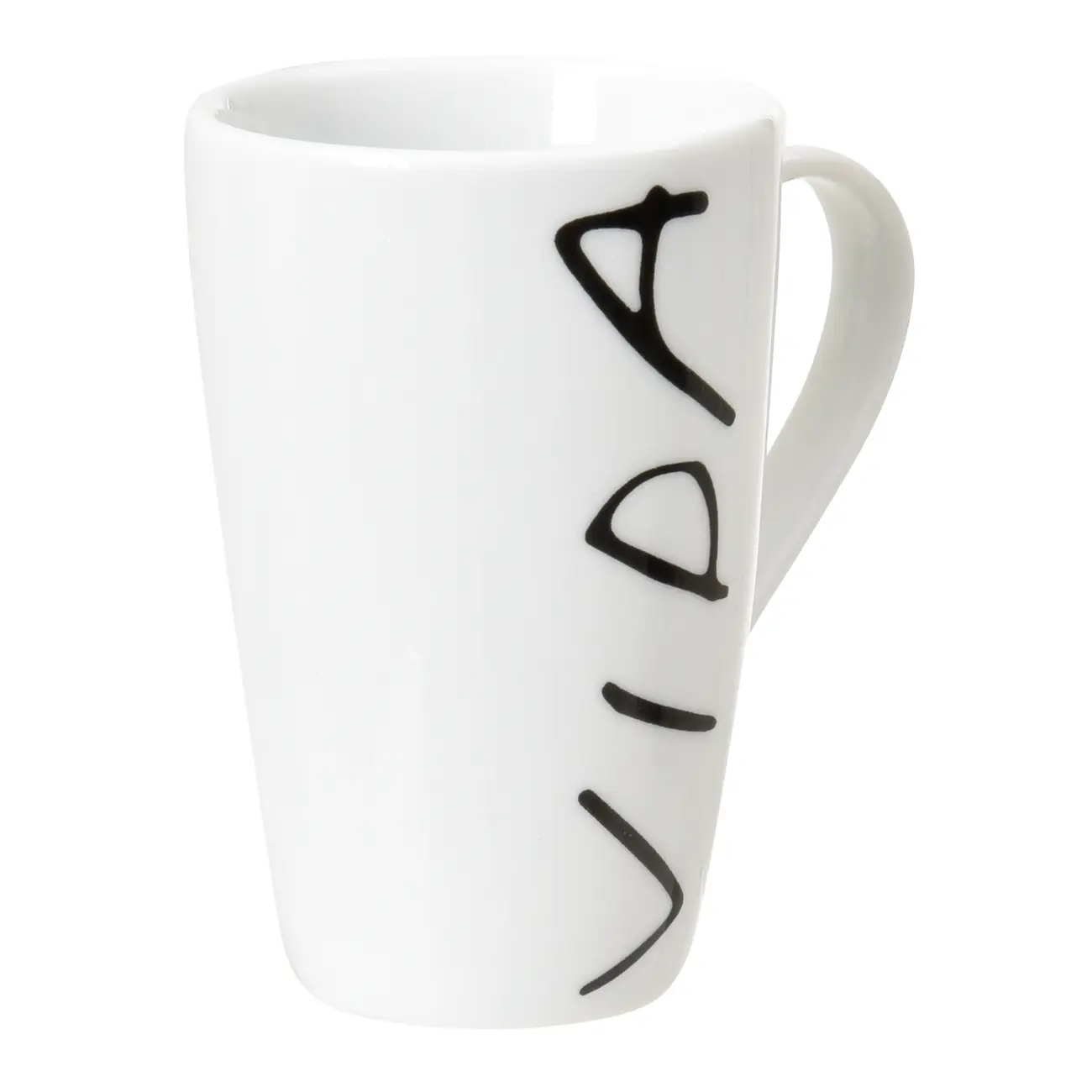 CANECA 400 ML LIVRO EM LOUÇAS RAÍZES - BRANCO/PRETO - Foto 5