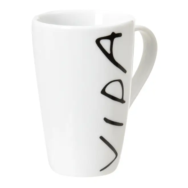 CANECA 400 ML LIVRO EM LOUÇAS RAÍZES - BRANCO/PRETO - Foto 5