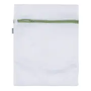 SACO PROTETOR PARA LAVAR ROUPA 40 CM X 31 CM SAFE - BRANCO/SÁLVIA - Foto 2