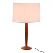 LUMINÁRIA DE MESA MOG C/CUP H - NOZES/BRANCO - Foto 1