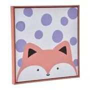 QUADRO 20 CM X 20 CM ANIMALS FOX - MELÃO/MOUSSE DE JABUTICABA - Foto 2