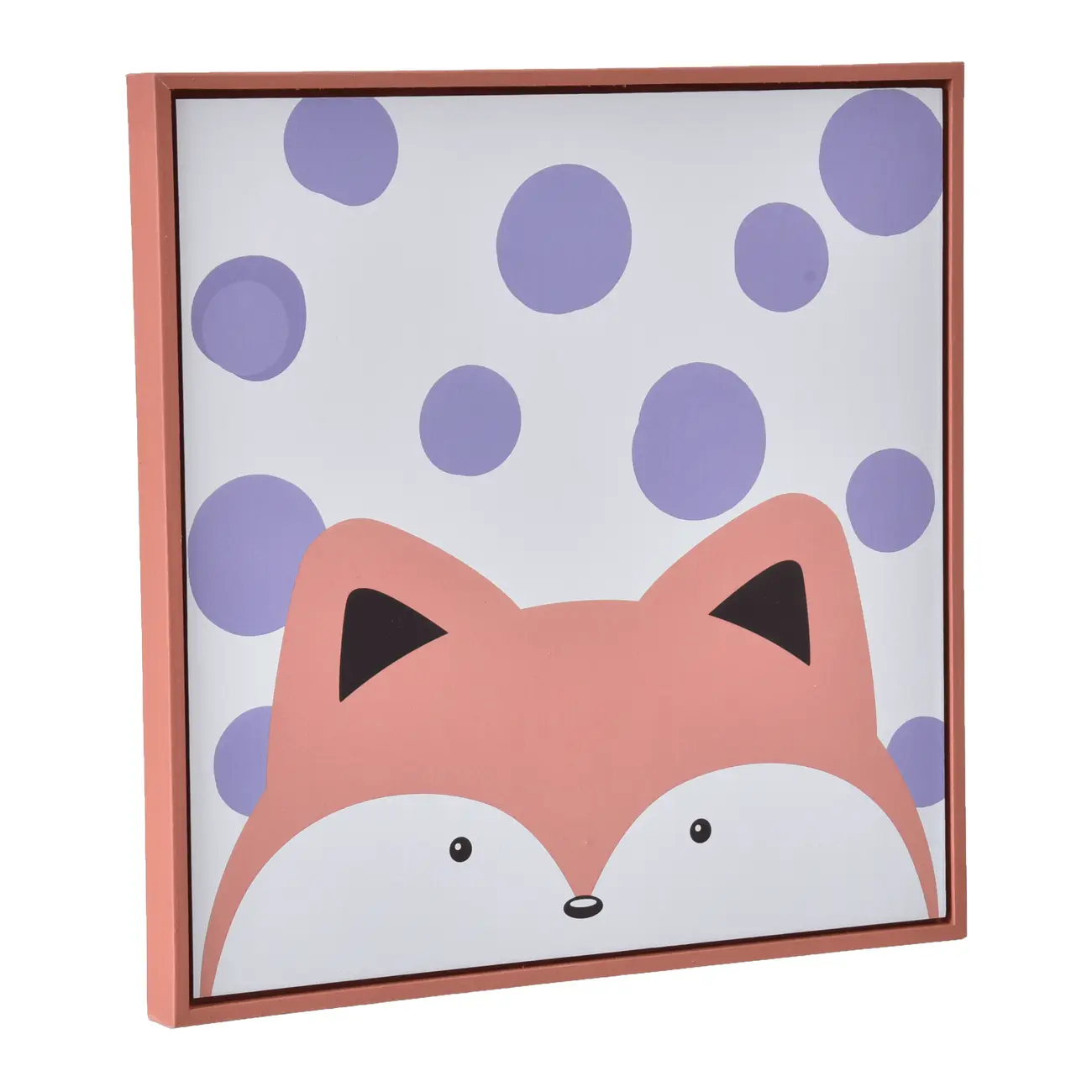 QUADRO 20 CM X 20 CM ANIMALS FOX - MELÃO/MOUSSE DE JABUTICABA - Foto 2