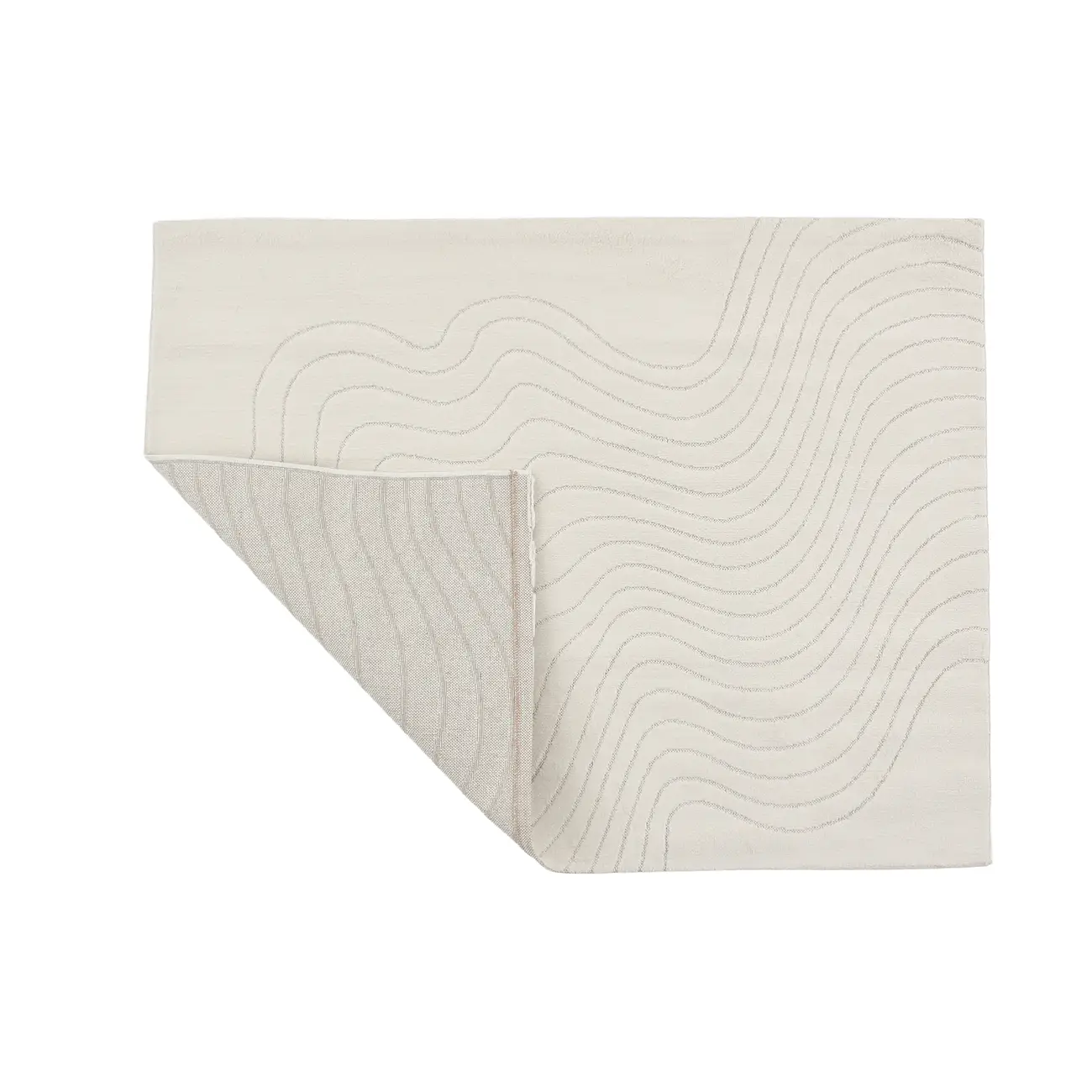 TAPETE 1,50 M X 2 M MOTION - OFF WHITE - Foto 2