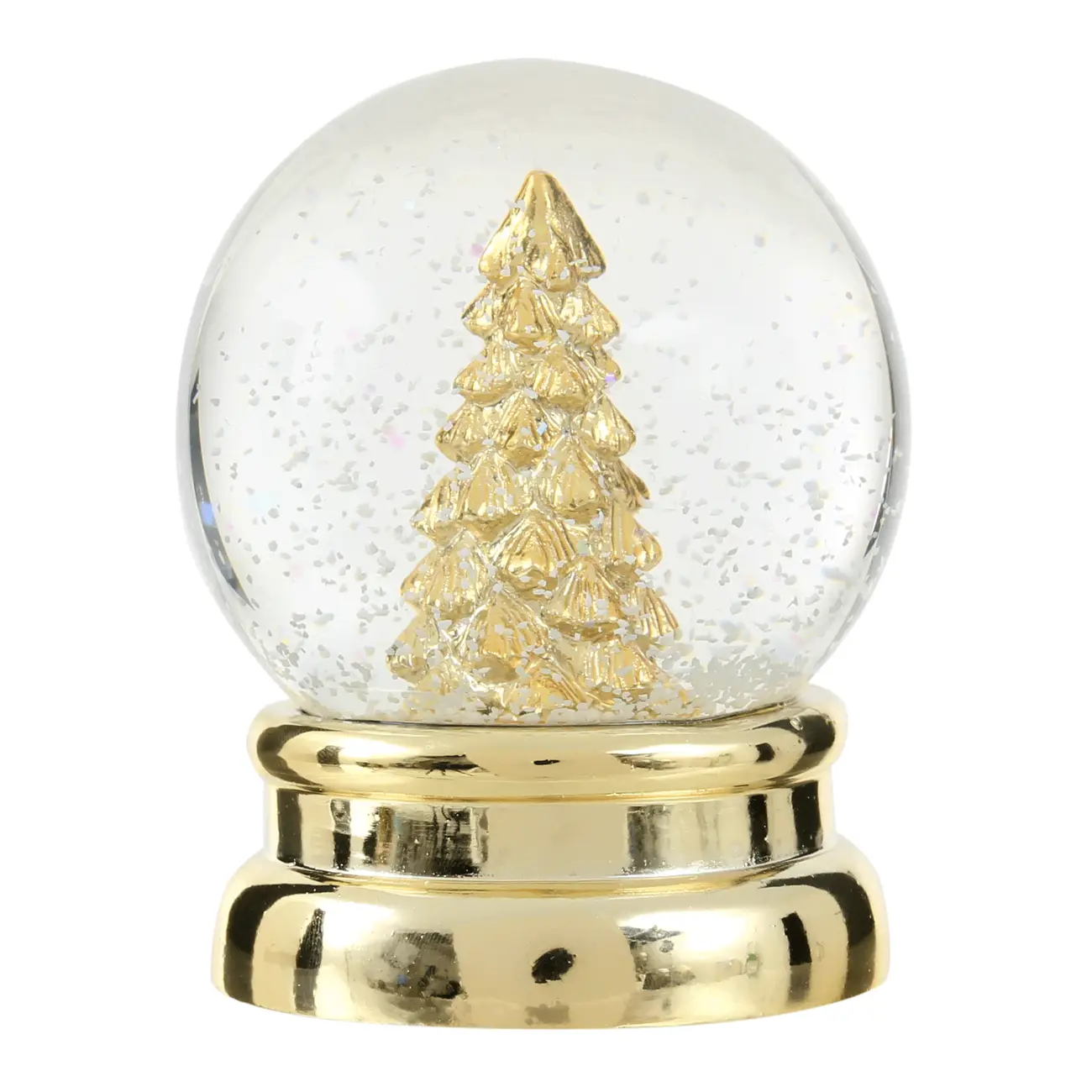 ADORNO GLOBO ÁRVORE 10 CM NATAL ASTRAL - DOURADO - Foto 2