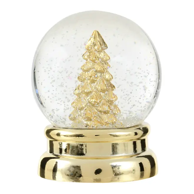ADORNO GLOBO ÁRVORE 10 CM NATAL ASTRAL - DOURADO - Foto 2