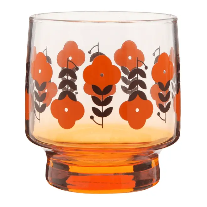 COPO ON THE ROCK 275 ML BLOOMBELOT - INCOLOR/TERRACOTA - Foto 2
