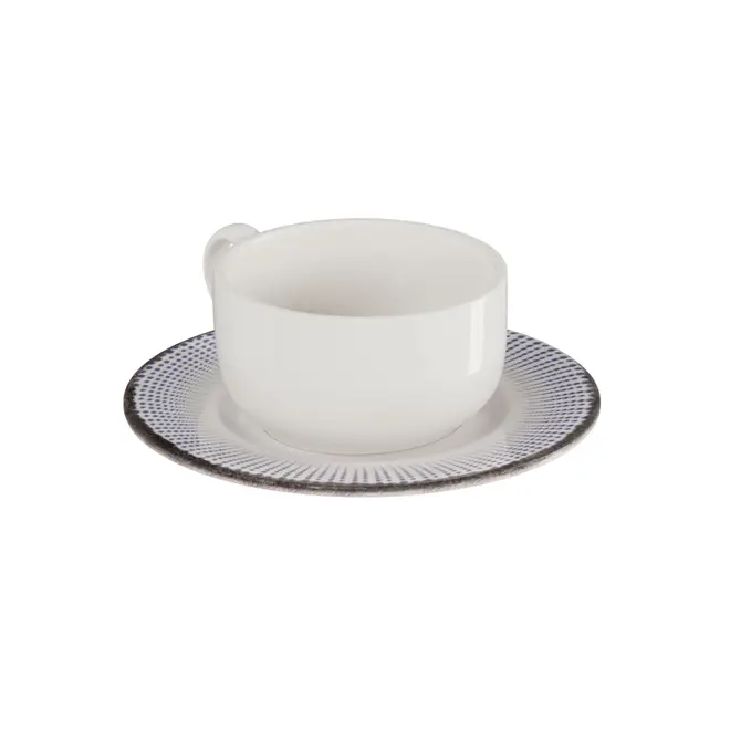 XÍCARA CAFÉ 50 ML SALINA I - BRANCO/AZUL - Foto 23