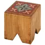 TIRADENTES ADORNO MESA | BANQUETA 2VRD - AMÊNDOA/MULTICOR - Foto 5