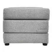 SOFÁ-CAMA 2 LUGARES STACK - CINZA CLARO MESCLA - Foto 3