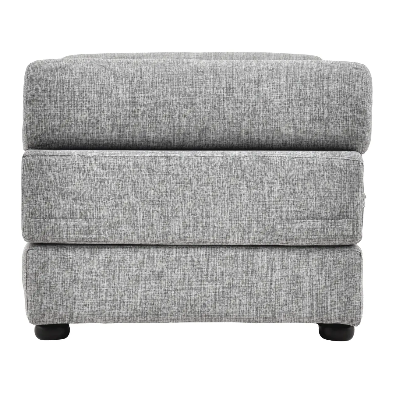 SOFÁ-CAMA 2 LUGARES STACK - CINZA CLARO MESCLA - Foto 3