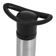 KIT BOMBA VACUO PARA VINHO 3PEÇAS PIPE - INOX/PRETO - Foto 5