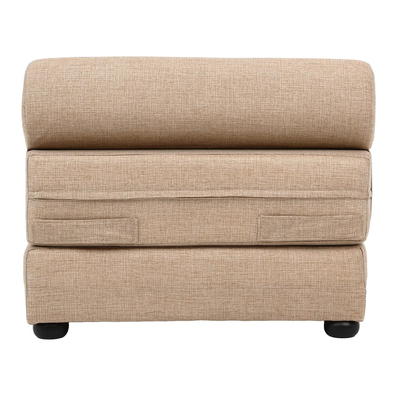 SOFÁ-CAMA 2 LUGARES STACK - BEGE/MESCLA - Foto 4