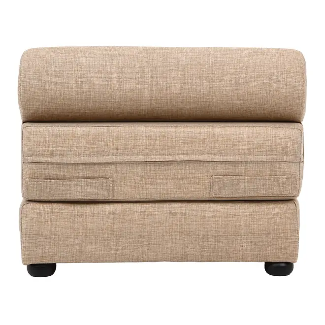 SOFÁ-CAMA 2 LUGARES STACK - BEGE/MESCLA - Foto 4