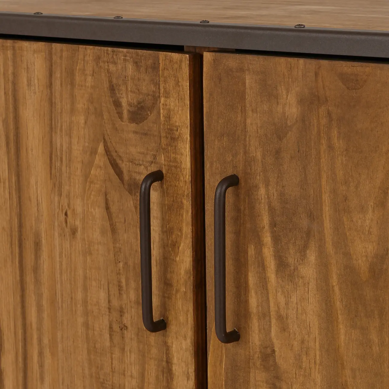 BUFFET 2 PORTAS 1,05 M X 42 CM STEAM TRUNK - ENCERADO CASTANHO/CASTANHO - Foto 8