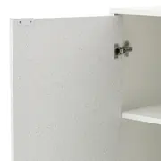 ARMÁRIO PARA ESCRITÓRIO BAIXO 2 PORTAS SLEEK - BRANCO/GRANILITE - Foto 10