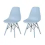 AZUL CLARO/AZUL CLARO - CONJUNTO COM 2 CADEIRAS EASY COLOR