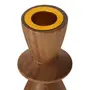 SUPORTE VELA/CASTIÇAL 11 CM ACÁCIA - ACÁCIA/OURO - Foto 5