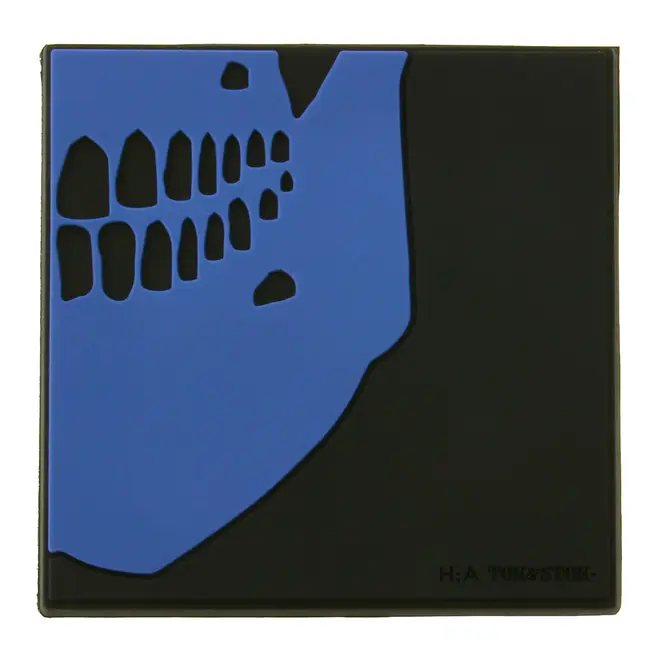 PORTA-COPOS CONJUNTO COM 6 PEÇAS CAVEIRA - PRETO/MULTICOR - Foto 8