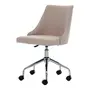 CROMADO/CAMELO - CADEIRA HOME OFFICE DANDY I