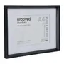 MOLDURA A4 21 CM X 29 CM GROOVED - PRETO - Foto 2