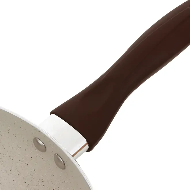 WOK INDUÇÃO 28 CM CERAMIC LIFE SMART PLUS - CREAM/MARROM - Foto 8