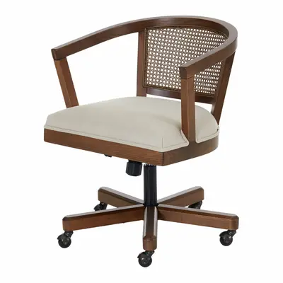 CADEIRA HOME OFFICE COM PALHINHA ATENA