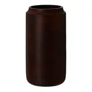 VASO DECORATIVO 26 CM BROMLEY - ENCERADO CASTANHO - Foto 2