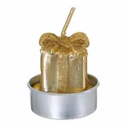 KIT MINI VELAS PRESENTES C/6 4 CM FINE FESTIVITY - OURO - Foto 3