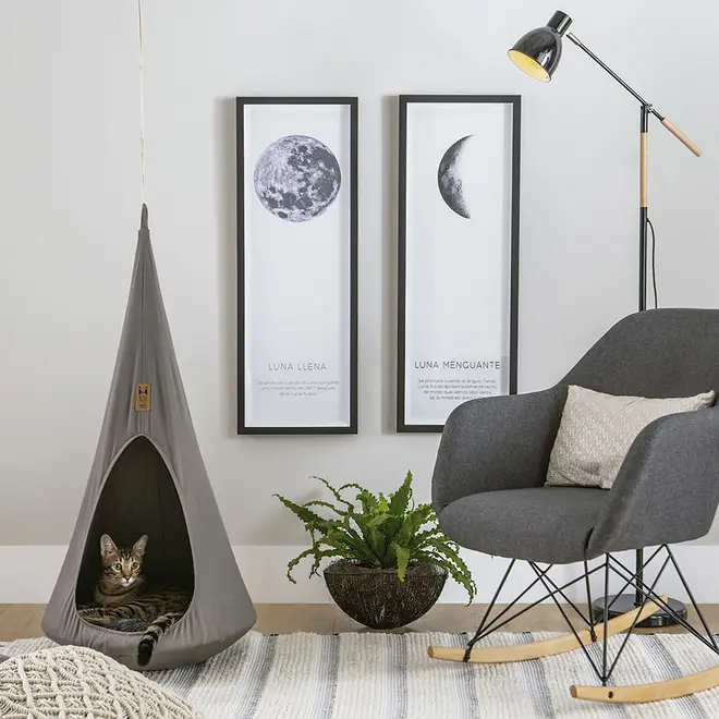 CAMA SUSPENSA PARA GATOS STUDIO - KONKRET - Foto 4