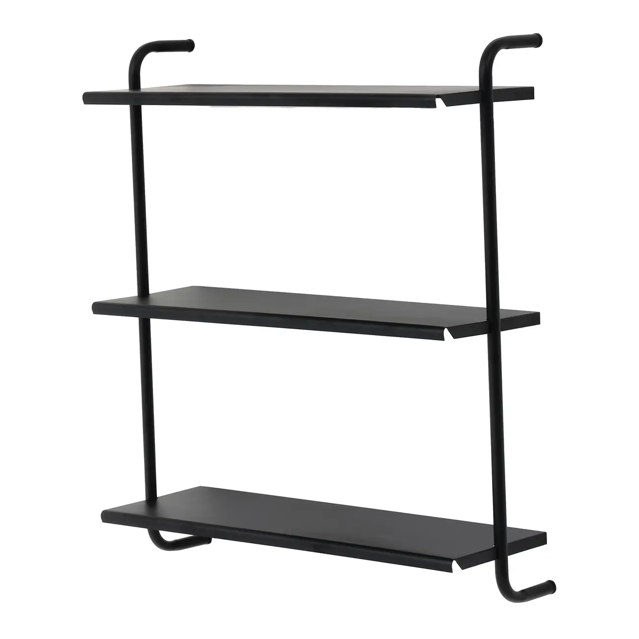 ESTANTE DE PAREDE 83 CM X 97 CM WALL TECH - PRETO/PRETO - Foto 2