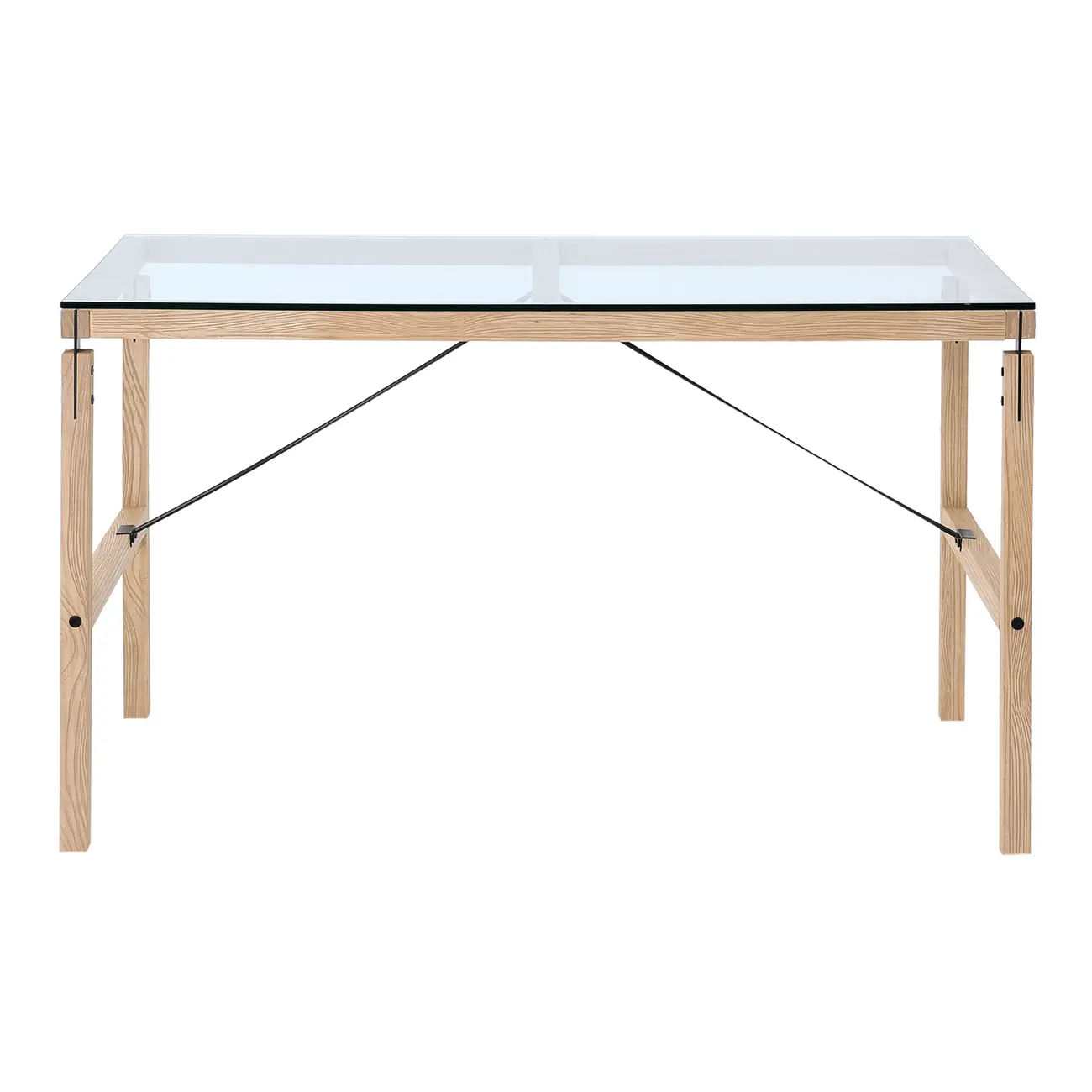 MESA 1,30 M X 75 CM PONTES - OAK FEEL/GRAFITE SATIN - Foto 1