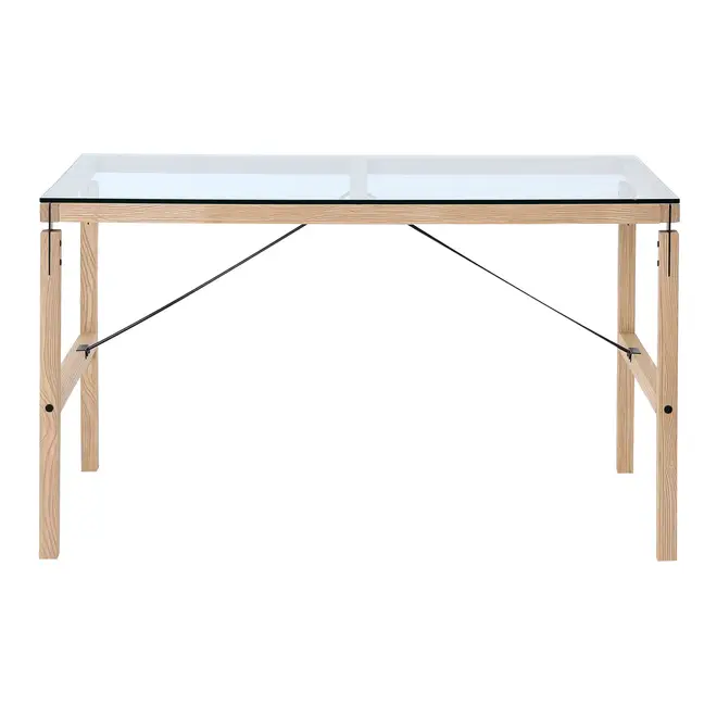 MESA 1,30 M X 75 CM PONTES - OAK FEEL/GRAFITE SATIN - Foto 1
